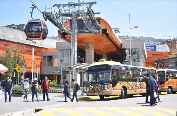 拉巴斯缆车中央车站(Teleférico Línea Naranja - Estación Central)