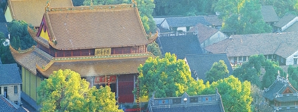 灵隐天竺礼佛路线图片