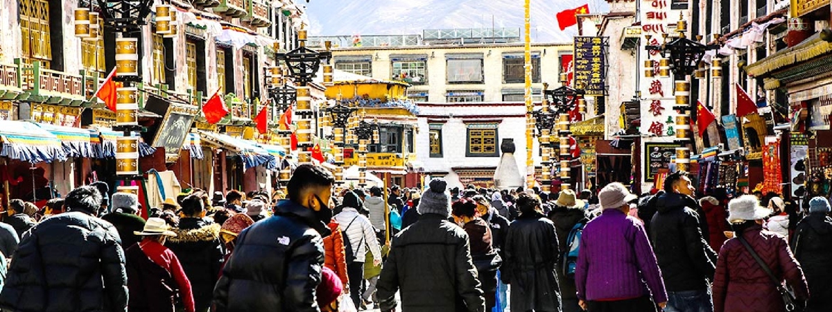 先有八廓街后有拉萨城路线图片