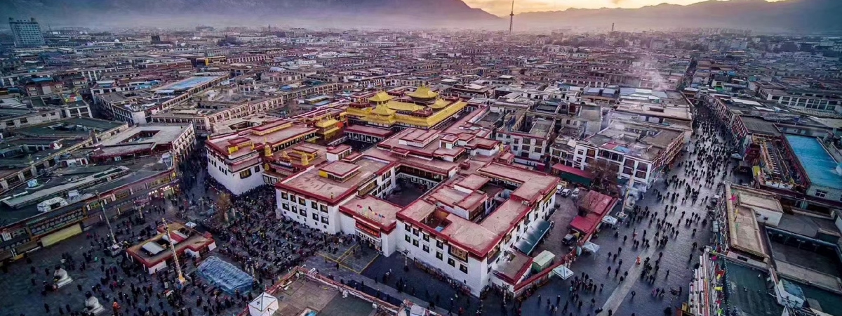 八廓古城小寺庙行走路线图片