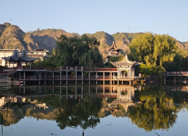 兰州市小西湖(Lanzhou Xiaoxihu Park, Gansu)